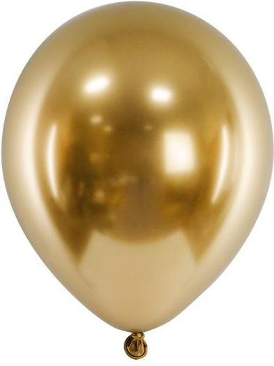 Produktbild Partydeco Glänzende goldene Luftballons 46 cm 5 Stk (5 x)
