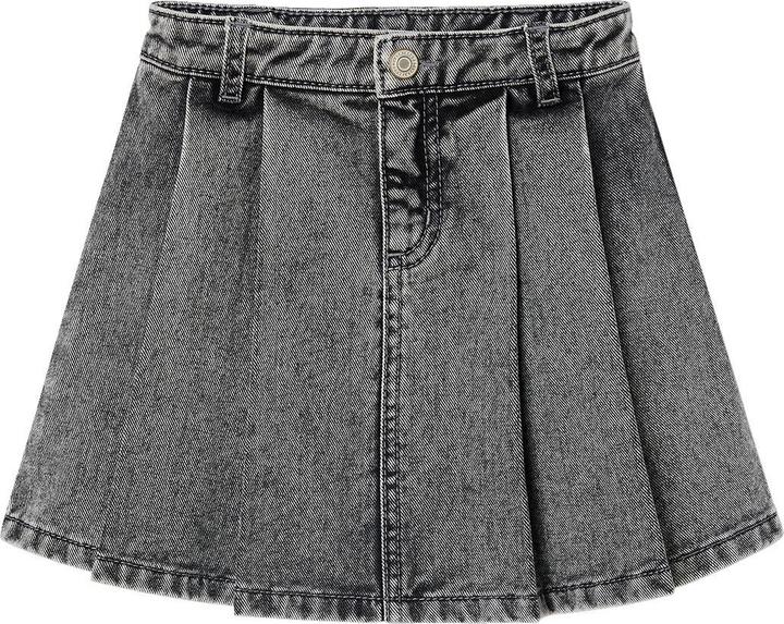 Produktbild Vertbaudet Mädchen Faltenrock aus Denim (140)