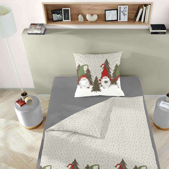 Produktbild Traumschlaf Wichtel (Bettwäsche Set, 155x220 cm + 80x80 cm)