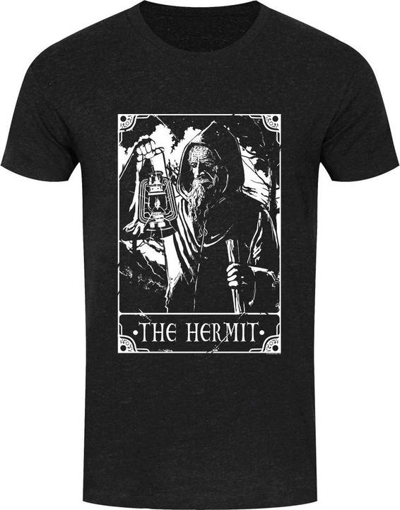 Deadly Tarot Deadly TShirt mit TarotDesign The Hermit (XXL)