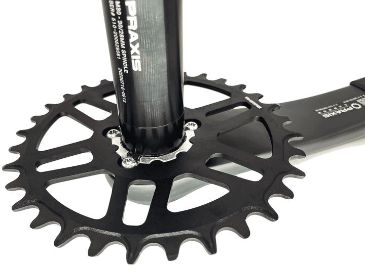 Actual product image Praxis works MTB DM 1X chainring direct mount 3 mm offset (30)