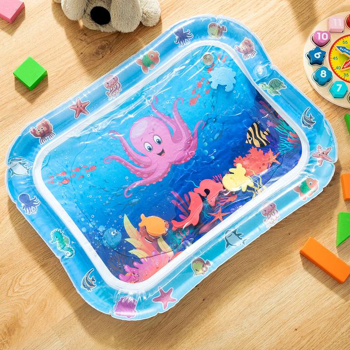 Actual product image InnovaGoods Inflatable play mat with water - Baby toy