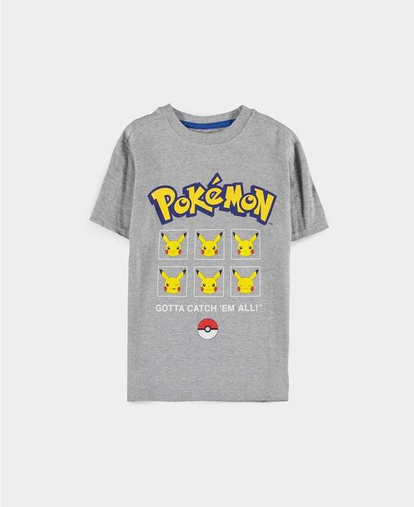 Immagine prodotto Pokémon Maglietta a maniche corte per ragazzi Pika (158, 164)