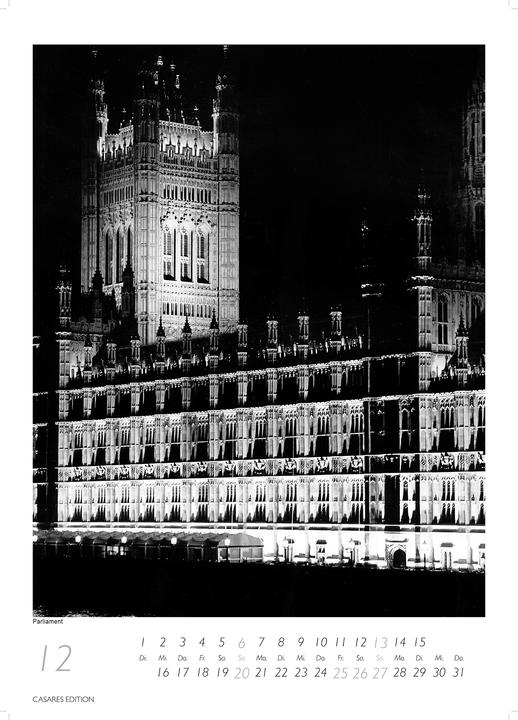 Image du produit London schwarz-weiss 2026 S 29x21cm (Allemand)
