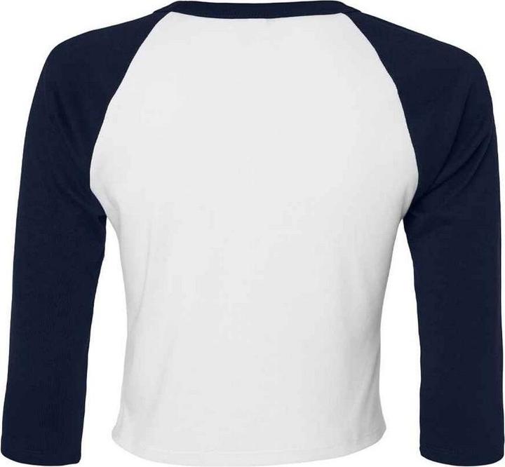 Produktbild Bella Canvas kurzes TShirt Raglanärmel 34 Ärmel (L)