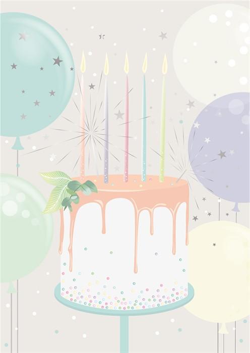 Image du produit Card Group Karte Mini Kuchen mit Kerzen