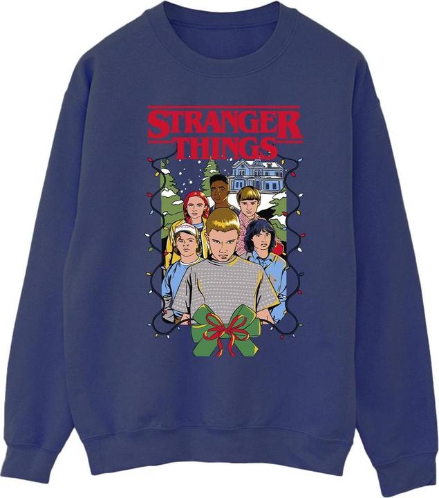 Netflix Stranger Things Christmas Poster Sweatshirt (XXL)