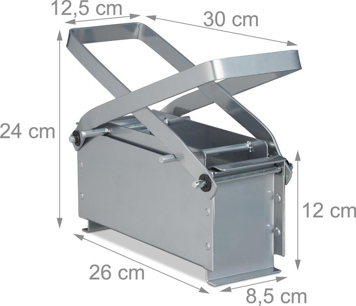 Actual product image Relaxdays Paper briquette press