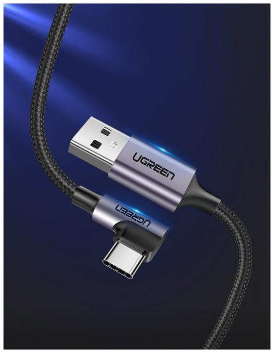 Actual product image Ugreen Right Angle (1 m, USB 2.0, 18 W)