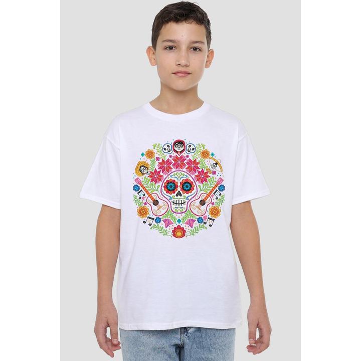 Immagine prodotto La Maison du Coco Day Of The Dead Maglietta Ernesto Miguel Hector Tasca a Toppa Bambini (140)