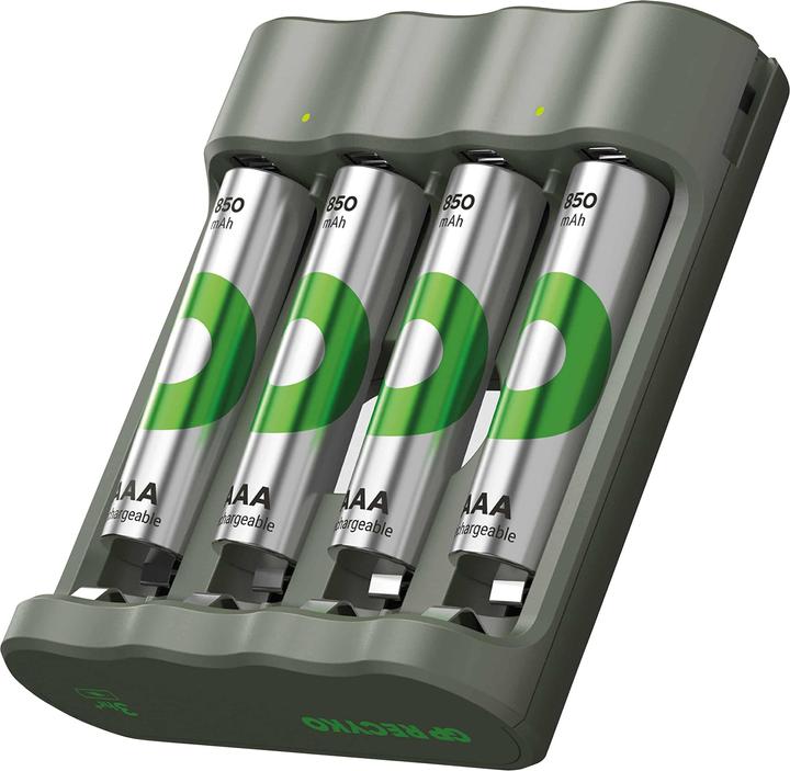 GP Batteries Battery Recharger (1 pcs., AAA, AA, 850 mAh, Battery + charger)