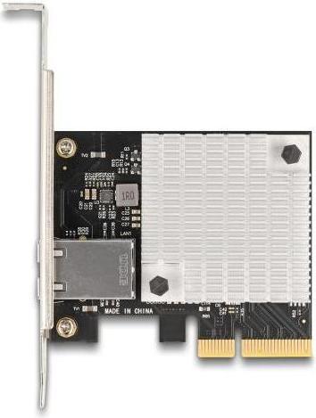Produktbild Delock 90758 - PCI Express x4 Netzwerk Karte 10 Gigabit LAN 1 x RJ45 AQC107S (PCI-E x4)