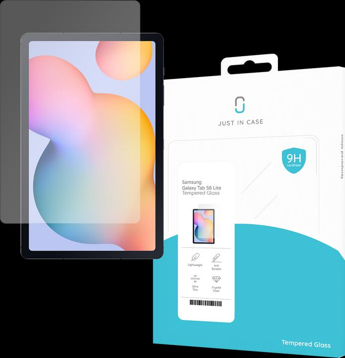 Actual product image Cazy Protective glass compatible with Samsung Galaxy Tab S6 Lite - Tempered glass screen protector (1 Piece, Galaxy Tab S6 Lite)