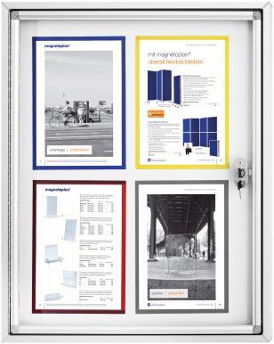 Actual product image Magnetoplan Outdoor showcase (Magnet board)