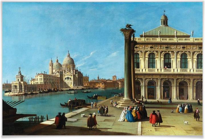 Produktbild Trenddeko Canaletto - Die Einfahrt zum Canal Grande (120 x 80 cm)