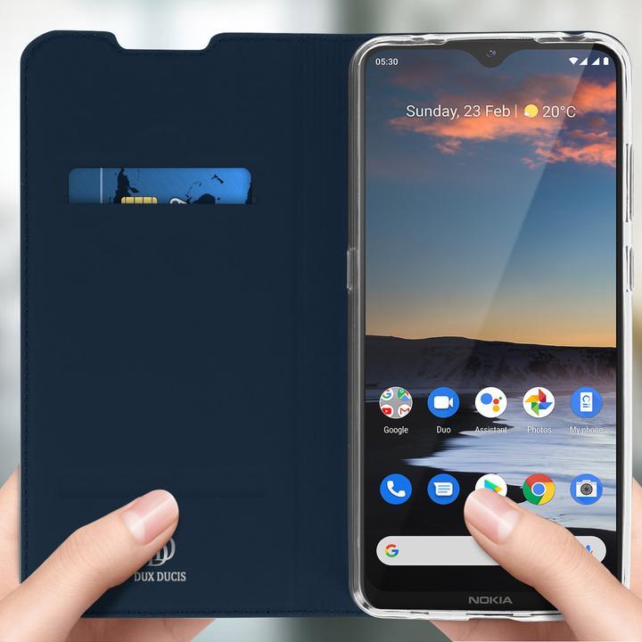 Produktbild Dux Ducis Nokia 5.3 - Flip Folio Case dunkelblau (Nokia 5.3)