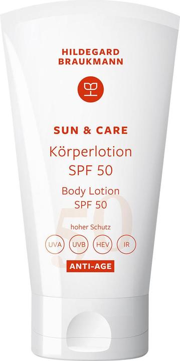 Hildegard Braukmann sun & care Anti-Age Körperlotion SPF 50 (Sonnenlotion, SPF 50, 150 ml, 150 g)