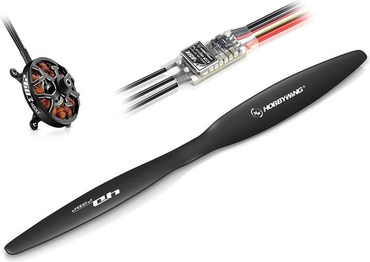 Actual product image Hobbywing Platinum F3P 4D Combo 2603SL 1480kV