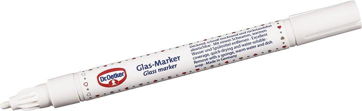 Produktbild Dr. Oetker Glas Marker (Weiss, 2 mm, 1 x)