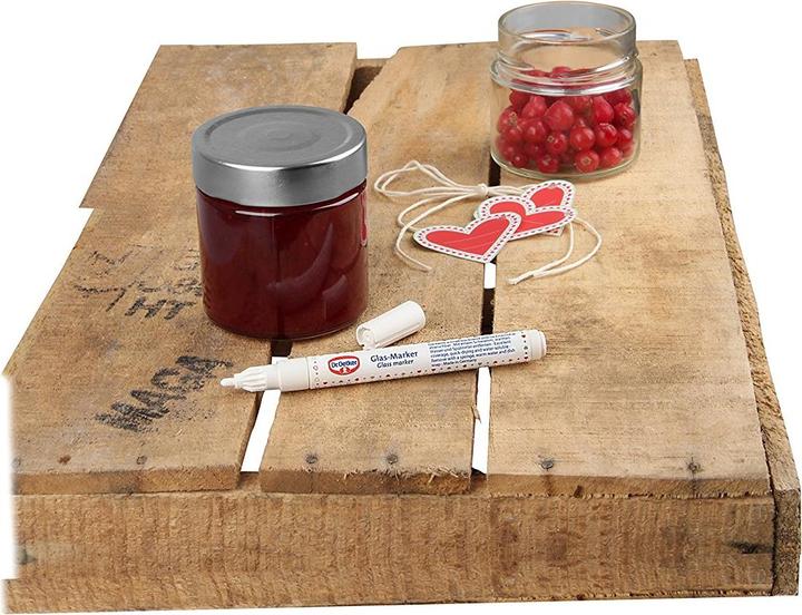 Produktbild Dr. Oetker Glas Marker (Weiss, 2 mm, 1 x)