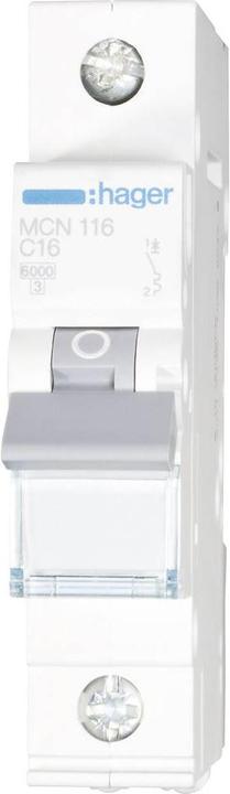 Actual product image Hager MCN116 Circuit breaker