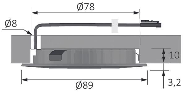 Produktbild Halemeier LED Einbauleuchten SuperSpot eco 12 V (50 lm)