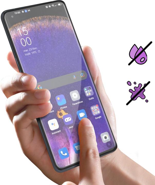 Produktbild Bigben Connected Displayschutz aus Glas (1 Stück, Oppo Find X5 Pro)