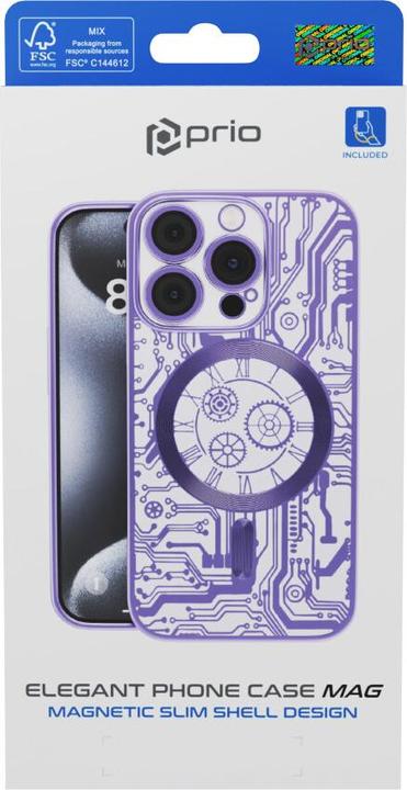 Actual product image prio elegant MAG mobile phone case for iPhone 11 purple (Apple iPhone 11)