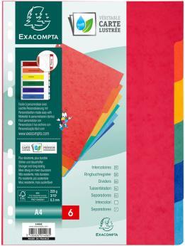 Image du produit Exacompta Intercalaires vierges - carton