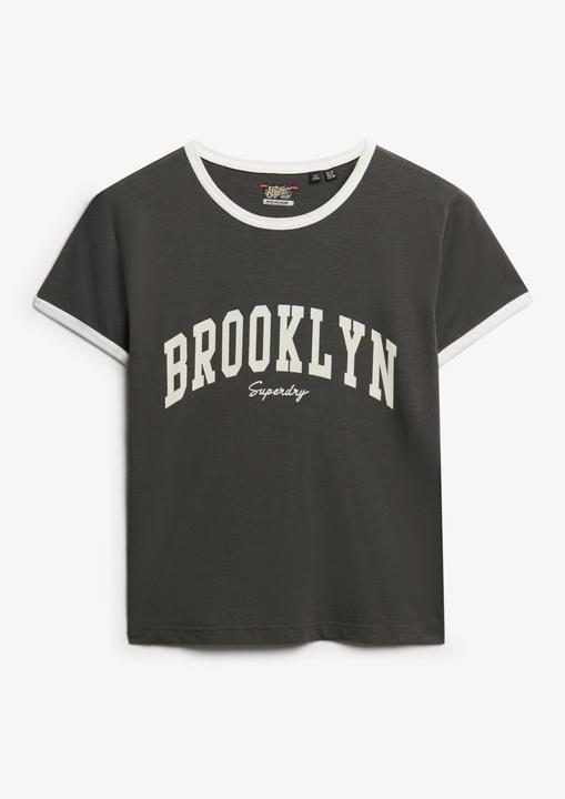 Actual product image Superdry Ath Ess Ringer Fitted Tshirt (10)