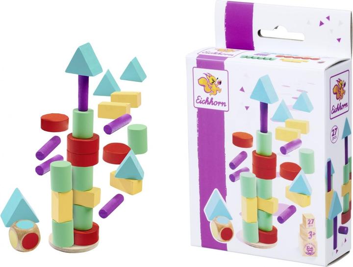 Eichhorn EH Games Jeu de cubes à empiler