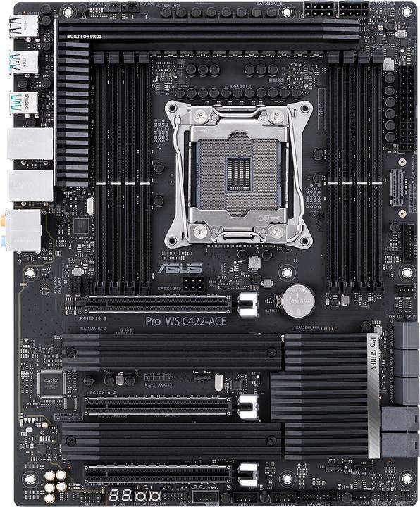 Actual product image ASUS Mainboard PRO WS C422-ACE (LGA 2066, Intel C422, ATX)
