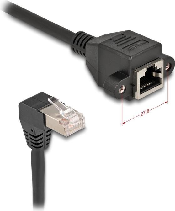 Actual product image Delock Network extension cable S/FTP plug RJ45 connector (S/FTP, CAT6a, 0.25 m)