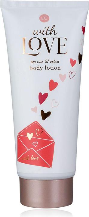Immagine prodotto Accentra Lozione corpo WITH LOVE in tubo, 200ml, fragranza: Tea Rose & Velvet, colore: rosa/rosso/bianco, VE (Lozione corpo, 200 ml)