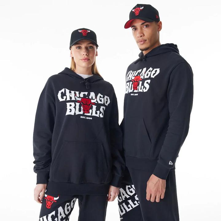 New Era hoodie chicago bull nba graphic (S)