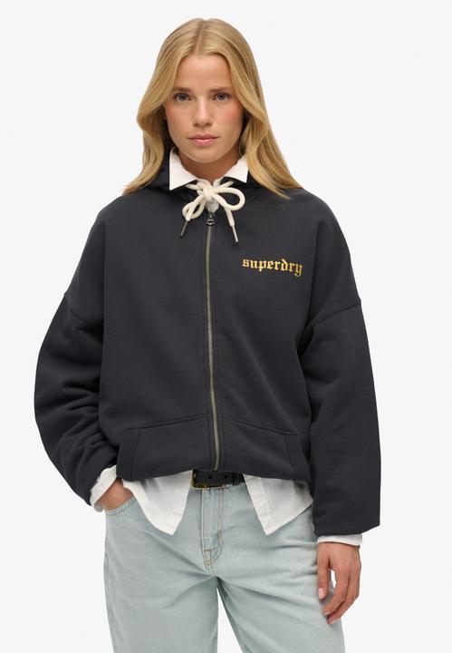 Image du produit Superdry Sweat à capuche zippé oversize Old School Tattoo (10)