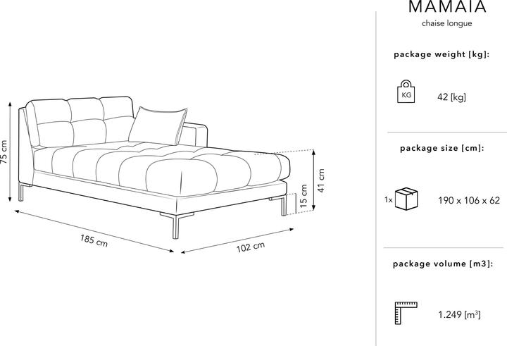 Actual product image Micadoni Mamaia (Chaise longue)