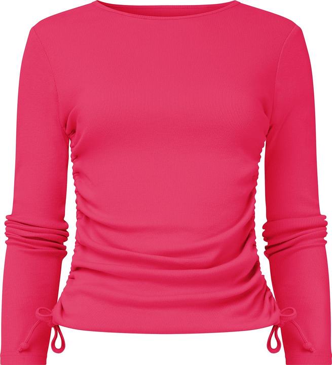Actual product image Joe Browns Rouched Tie Side Ribbed Long Sleeve Top (42)