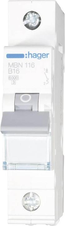 Actual product image Hager MBN116 Circuit breaker