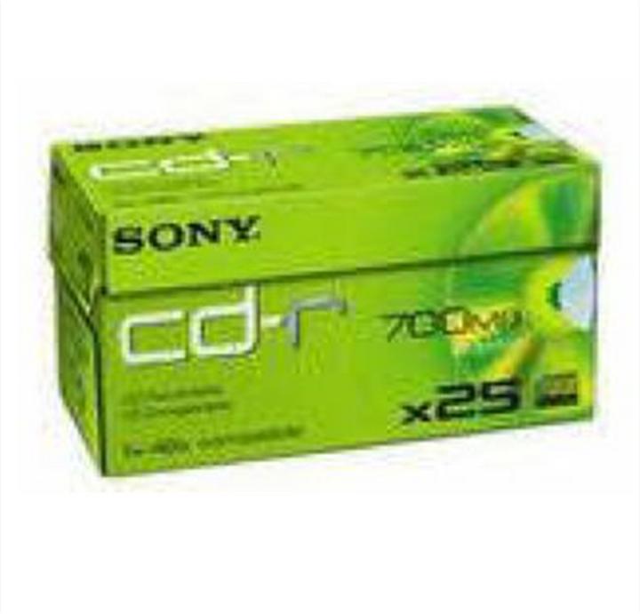Actual product image Sony CD-R 48x Speed (25 x)