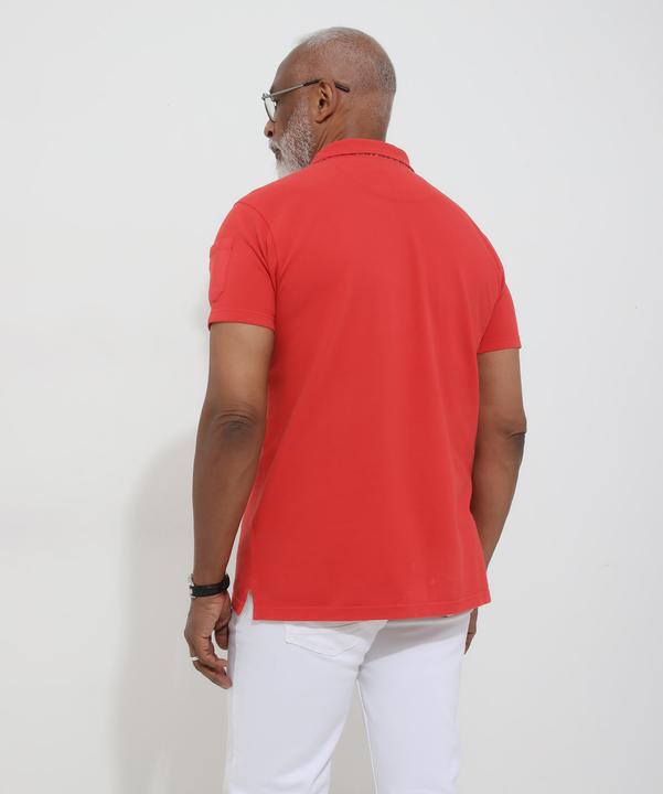 Actual product image Joe Browns Stripe Trim Pique Polo Shirt (XL)