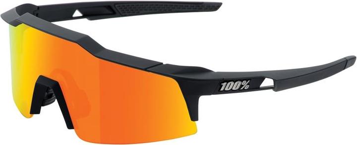 Actual product image 100% Speedcraft SL (Soft Tact Black, HiPer Red Multilayer Mirror)