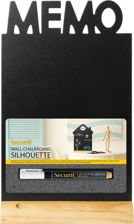 Securit Memo (Blackboard, 21 x 35 cm)