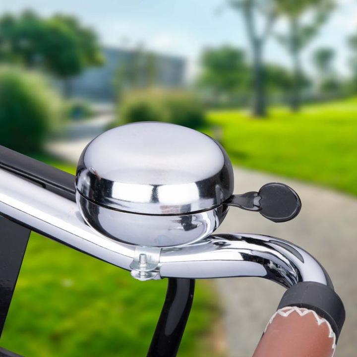 Actual product image Dunlop Bike bell retro silver