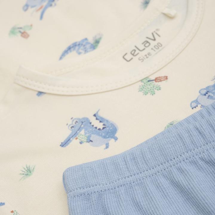Produktbild CeLaVi Kinder Bambus Pyjama Dusty