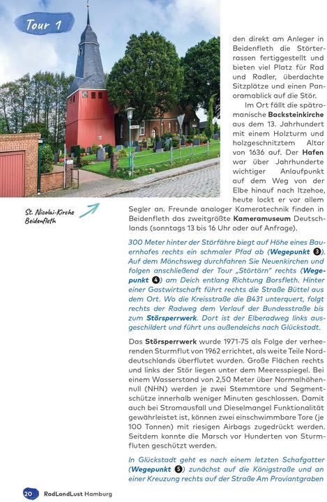 Produktbild Hamburg und Umland RadLandLust, 31 Lieblings-Radtouren, E-Bike-geeignet, mit Wohnmobilstellplätzen (Deutsch, Stefan Kayser, 2023)