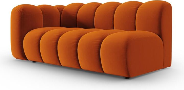 Actual product image Micadoni Velvet Left Modular Sofa, "Lupine", 3 Seats, 175x95x70Made in Europe (2 person sofa, 3-seater, 4-seater)