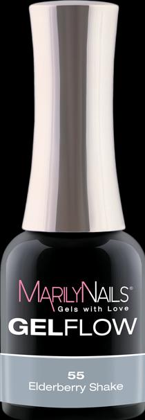 Immagine prodotto Marily Nails GELFLOW - 55 Frullato di sambuco (Smalto per unghie effetto gel)