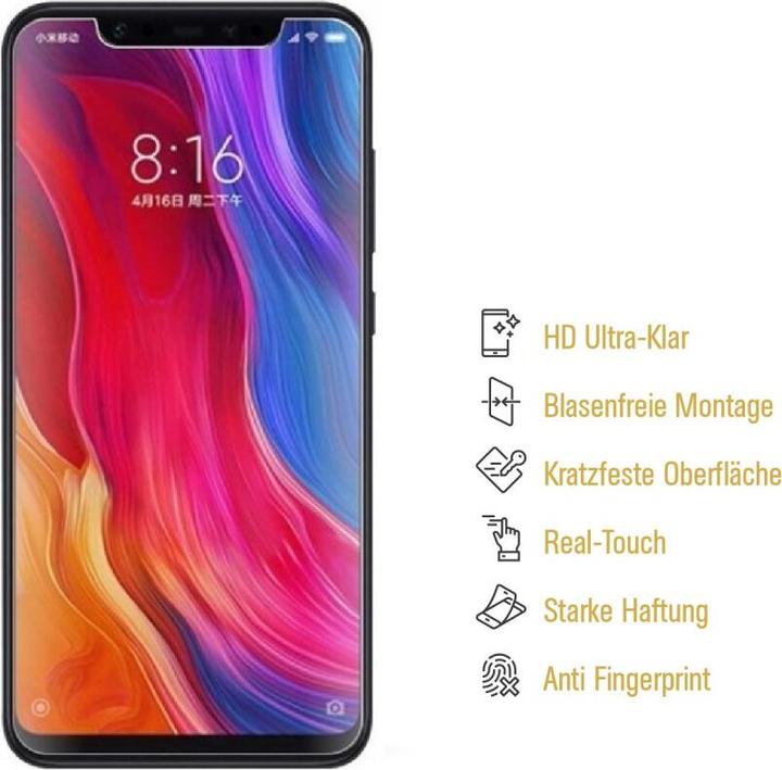 Produktbild Protectorking 4x Panzerfolie Anti-Shock HD Klar (4 Stück, Xiaomi Mi 8 SE)