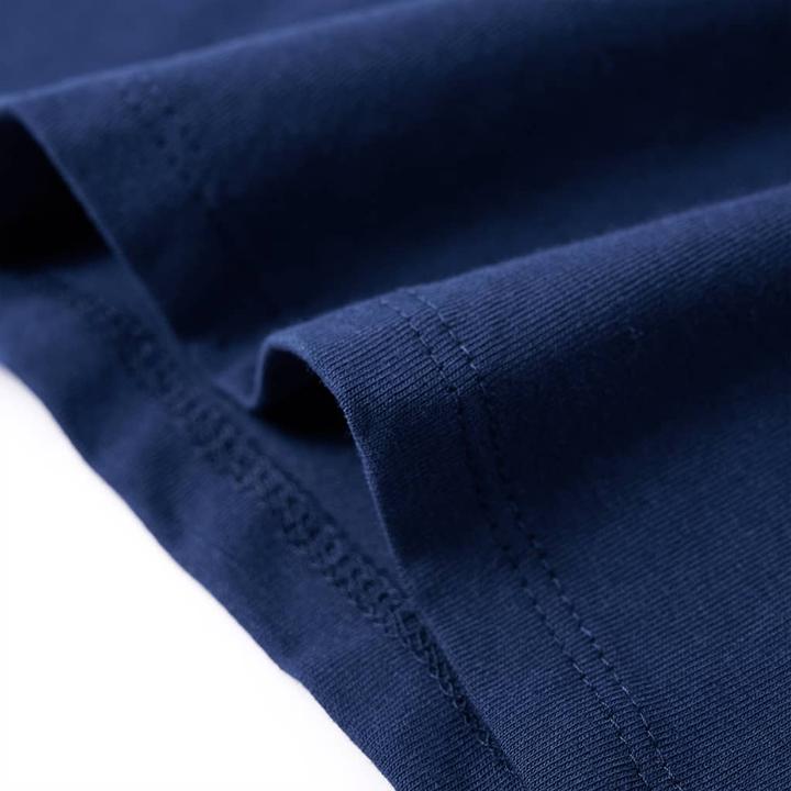 Immagine prodotto VidaXL T-shirt per bambini blu navy 116,Materiale: 95 % cotone. 5 (116)